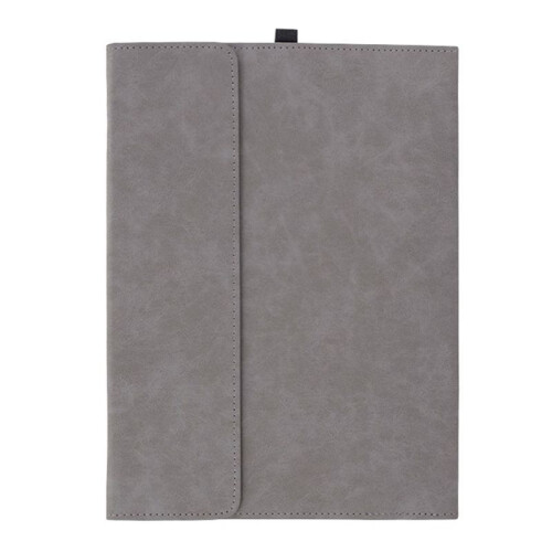 Capa Flip de Couro PU para Tablet Surface Pro X da  para Surface Pro X com Suporte, Cinza