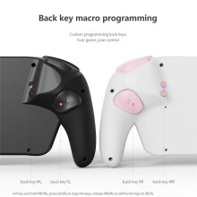 KS63 RGB Wireless Controller Gamepad for  &  OLED, Retro GameCube Turbo Gaming Pad with Back Button