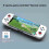 D3 Stretchable Mobile Game Controller 3D Joystick  5.0 Wireless Gamepad for PUBG for  IOS Android B 7