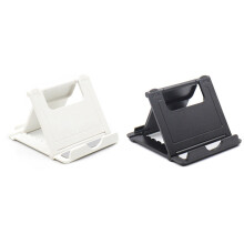 2x Tablet Stand Desktop Support Portable Double Folding Stand Suitable for White & Black