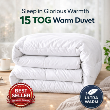 (Super King (260 x 220 cm), 15 Tog) Hotel Quality Duvets Summer Winter Duvet Tog Quilt