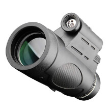 12x40 Monocular Telescope with Infrared Night Vision and LED Flashlight for Camping and Wildlife