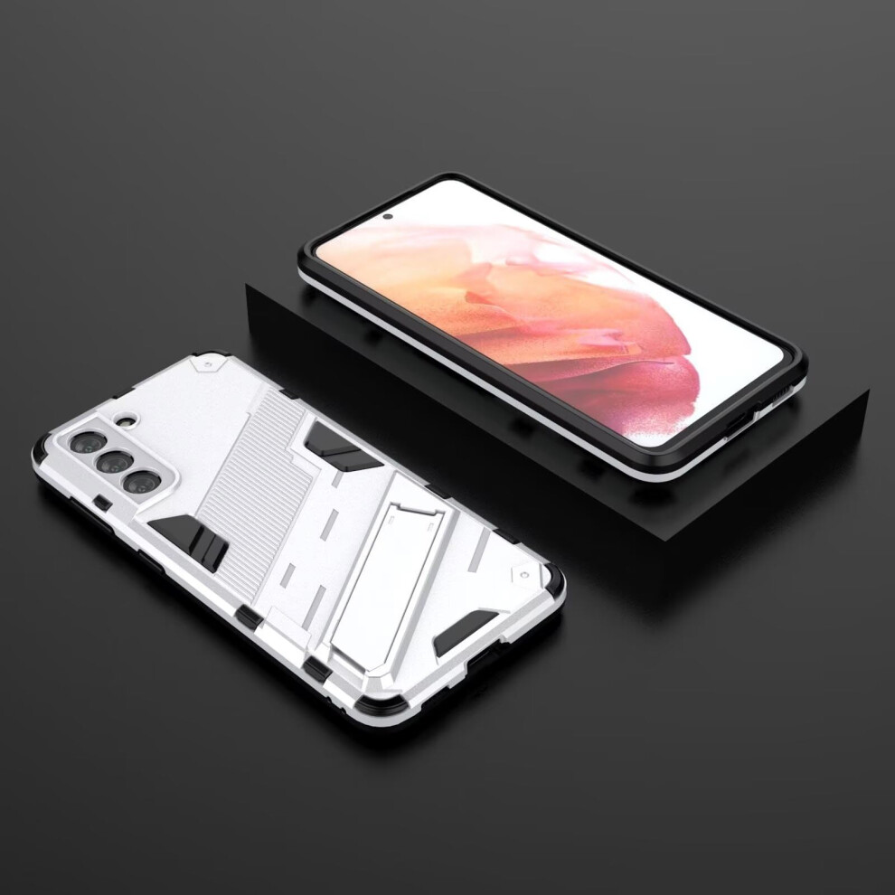 Case With Military Grade Protection, Kickstand, Shockproof Armor For Samsung Galaxy S25 Plus White 9073542374022