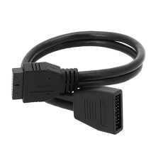 Cavo di Prolunga USB 3.0 Della Scheda Madre Cavo di Prolunga da 20 Pin Chassis Cavo da 19 Cavi USB 3.0 Cavo di Prolunga Portatile un Testa Diritta