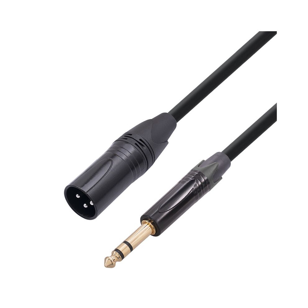 6.35Mm To Xlr Jack Audio Cable 6.35Mm (1/4In) Male To 3 Pin Xlr Male Balanced Interface Cable For Microphone, 1.8 Meter 4712336756235