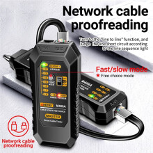 ANENG M469A Network Cable Finder RJ45 RJ11 LAN Cable Finder Tester Anti-Interferenstestinstrument NäTverksreparation, RöD