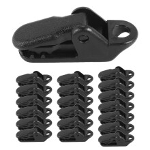 20 StüCke Zelt Markise Baldachin Klemme Tarp Clip Snap Canvas Greifer Caravan Kiefer Griff Falle Festziehen Werkzeug AußEn Camp Hike Kit