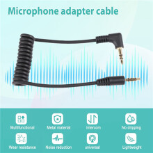 3.5mm Audio Cable - Dual Male 3.5mm TRRS to TRS Universal Cable for Microphones