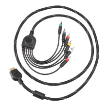 Adequado para Cabo Componente PS2/PS3 1.8M Adequado para AcessóRios de Cabo de Jogo de Alta ResoluçãO PS 2/3