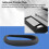 Capa Protetora Elástica Contra Poeira para  Magic Mouse 1 e 2, Capa Protetora de Silicone Antirriscos (Preta) 7