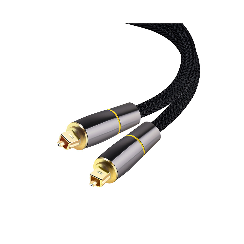 Hifi 5.1 Digital Spdif Fiber Toslink Optical Audio Cable 1M For Tv Box Ps4 Speaker Wire Soundbar Amplifier Subwoofer 6034189293131
