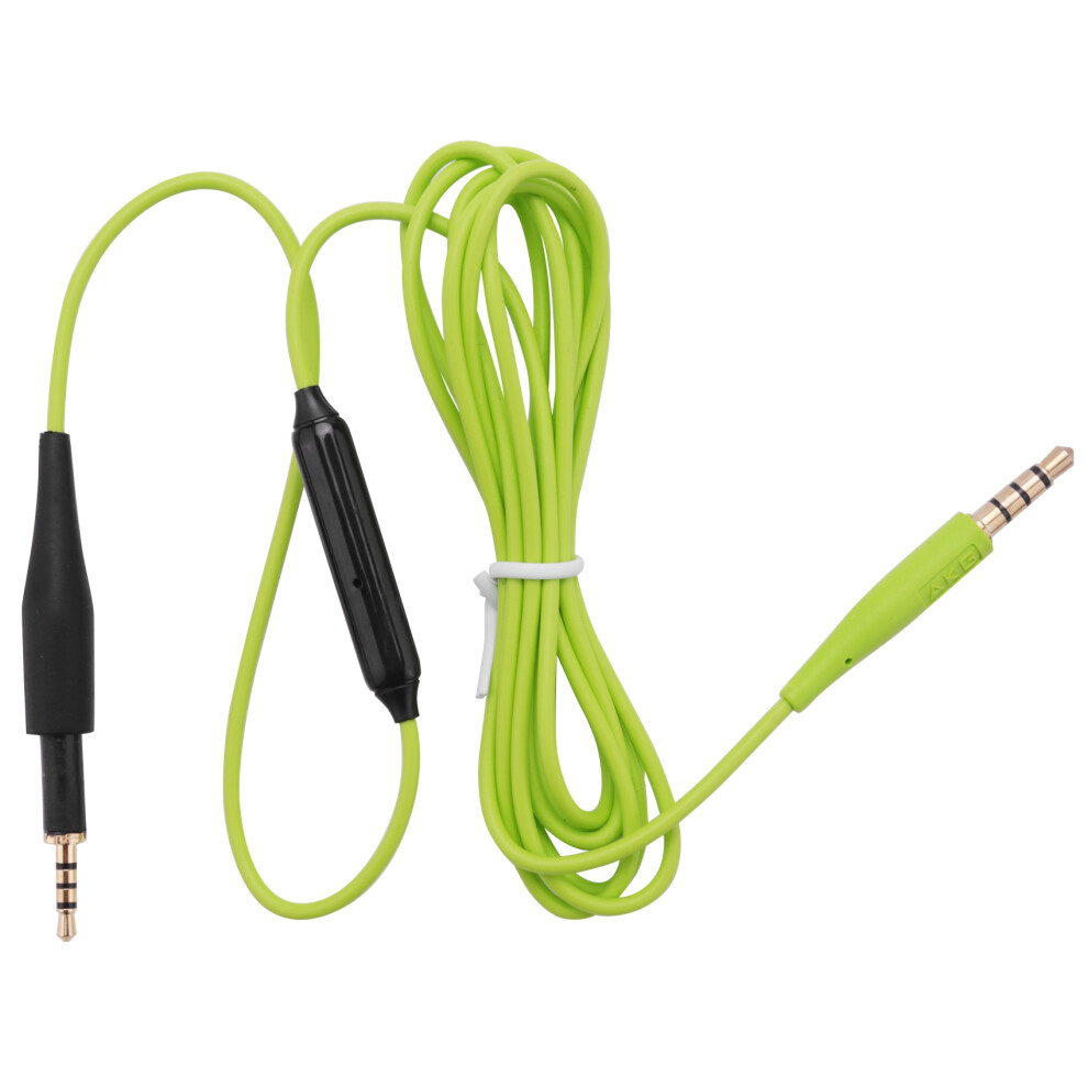 Replacement Cable Audio Cord With Mic Volume Control For K430 K450 K451 K452 Q460 K480 J55 J88 Headphones Green 4714214293733