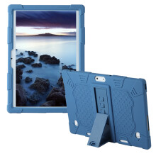 Capa para Tablet Teclast M30 M30 PRO 10.1 Polegadas Capa de Silicone Suporte Ajustável para Tablet com Caneta (Azul)