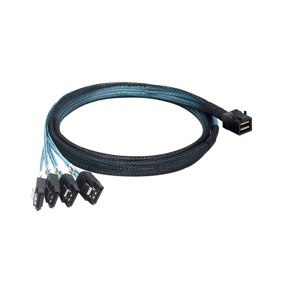 Internal Sas To Cable, Sff-8643 To Forward Breakout Compatible With Controller Hard Drive (3.3Ft) 4712844129828