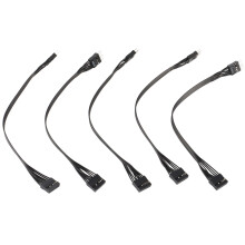 HD Audio 13 Pin Buchse zu 8 Pin Stecker Konverter Kabel 24AWG für Haupt Platine Anschluss HOST Vorder Panel Audio, 5 StüCke
