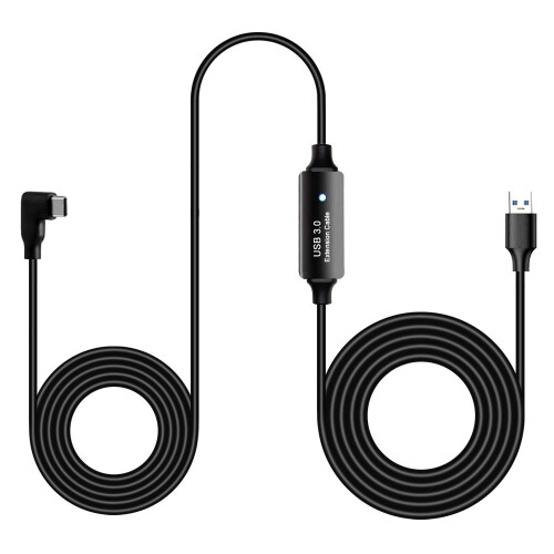 VR Data Cable, Type A to Type C Vr Data Extension Cable for  Quest Headsets and Gaming Computers(8M)