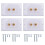 4 Pack Single Gang 1.0 Speaker Wire Wall Plate (Banana Plug Wall Plate) for 1 Speaker, White 1