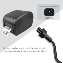 IEC 320 C14 Male Plug to C5 Female Adapter Cable IEC 3 Pin Male to C5 Micky, PDU UPS Power Converter Cord(0.)