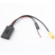 Autoradio 6-Pins  ISO AUX in Vervangende 3,5 mm Audio  5.0 Microfoonkabel voor  Bravo Panda Punto