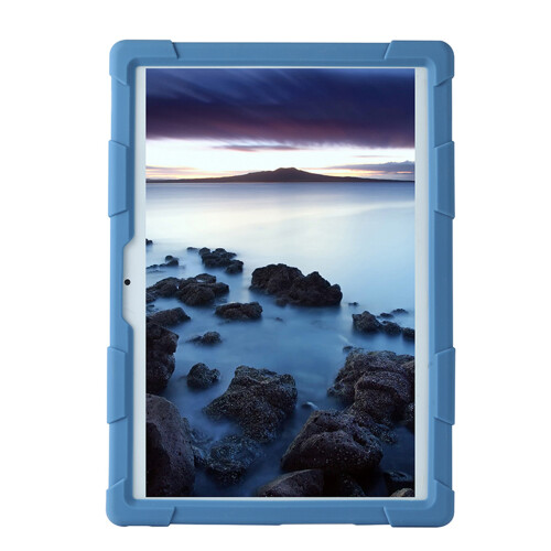 Capa para Tablet Teclast M30 M30 PRO 10.1 Polegadas Capa de Silicone Suporte Ajustável para Tablet com Caneta (Azul) 2