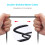 Nylon Braided Surface Connect to USB-C Charging Cable PD 15V for Surface Pro 7/6/5/4/3,Laptop 3/2/1,Surface Go 7