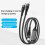 2 in 1 USB C Cable Max PD 140W Fast Charging Cable USB C to Dual USB-C Data Cable for    PC Laptop 7