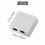 RJ45 Network Socket - Shielded Surface Mounted Double Wall Socket with CAT6A Ethernet LAN Cable Port for Network Cable 6