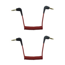 2X Replacement 3.5mm TRS to 3.5mm TRRS Adapter Cable for Sc7 By VIDEOMIC GO Video Micro-Type Mics