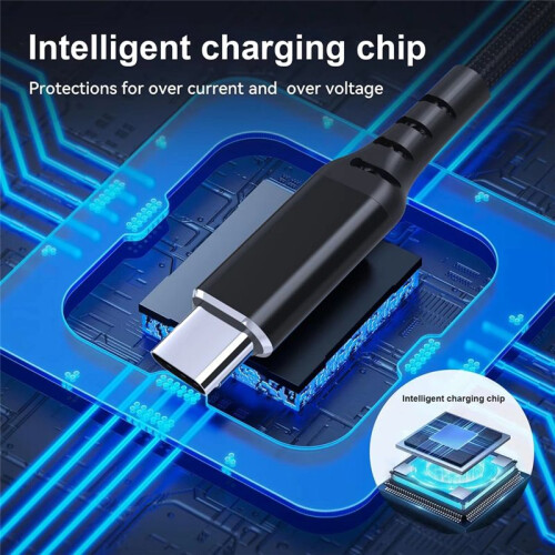 2 in 1 USB C to USB C Cable PD 100W Max Fast Charging Cable for  Series  Data Cable