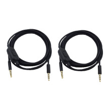 2X 2M Portable Headphone Cable Audio Cord for GPRO X G233 G433 Earphones Headset Accessories