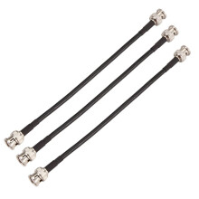 RG58 BNC Male Plug to BNC Male Plug Crimp Connector Coax Jumper Cable Wire Oscilloscope Signal 0.2M