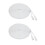 2X Cat 6 Ethernet Cable 100 Ft (30 Meters) Flat Slim Long Internet Network LAN Patch Cords,Cat6 High Speed Computer Wire 1