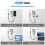 2 in 1 USB C Cable Max PD 140W Fast Charging Cable USB C to Dual USB-C Data Cable for    PC Laptop 5