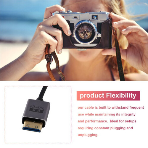 Digital Camera  -Compatible Cable 8K 60Hz  for Camera 8K  OD2.5mm HD 2.1 Cable 0. B 2