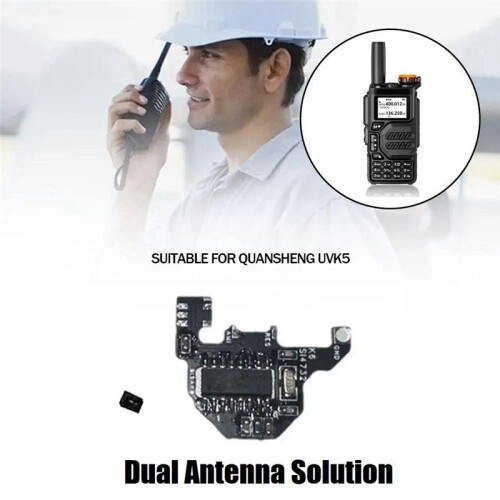 SI4732 Shortwave Modification Module+Antenna+Programming Cable+2M Chip for Quansheng UVK5/UVK6 Dual Antenna Solution 2