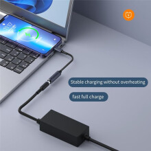 Female Input to USB C PD Male Power Charging Cable,100W DC4506 Type-C Charging Cable for Phones, Tablets,TWS, Laptops