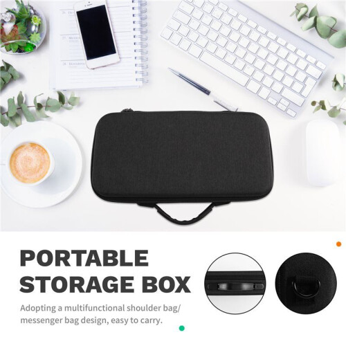 Protective Hard Case for 2024   M4 and Accessories Suitable for  Keyboard  Mouse Dark Gray