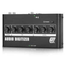 48kHz DAC, Supports Signal Conversion From Digital Optical Coaxial Audio to R C A 3.5mm Analog Audio US Plug