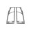 Carbon Fiber for  1 Series E87 E81 E82 2008-2013 Dashboard Side Air Vent Outlet Frame Trim Interior Accessories 2