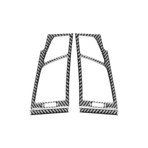 Carbon Fiber for  1 Series E87 E81 E82 2008-2013 Dashboard Side Air Vent Outlet Frame Trim Interior Accessories 1