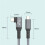 USB 4 Cable 90 40Gbps USB4 Type C Data Cable Fast Charging PD 240W, 8K Video Transfer 1.5M 9