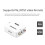 1080P -Compatível com AV Video Composite Converter Box -Compatível com AV CVSB L/R Video Scaler Adaptador Branco 3