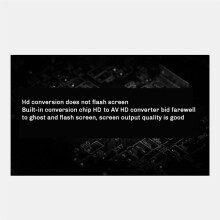 1080P Kompatybilny z do AV Video Composite Converter Box Kompatybilny z do AV CVSB L/R Video Scaler Adapter Biały