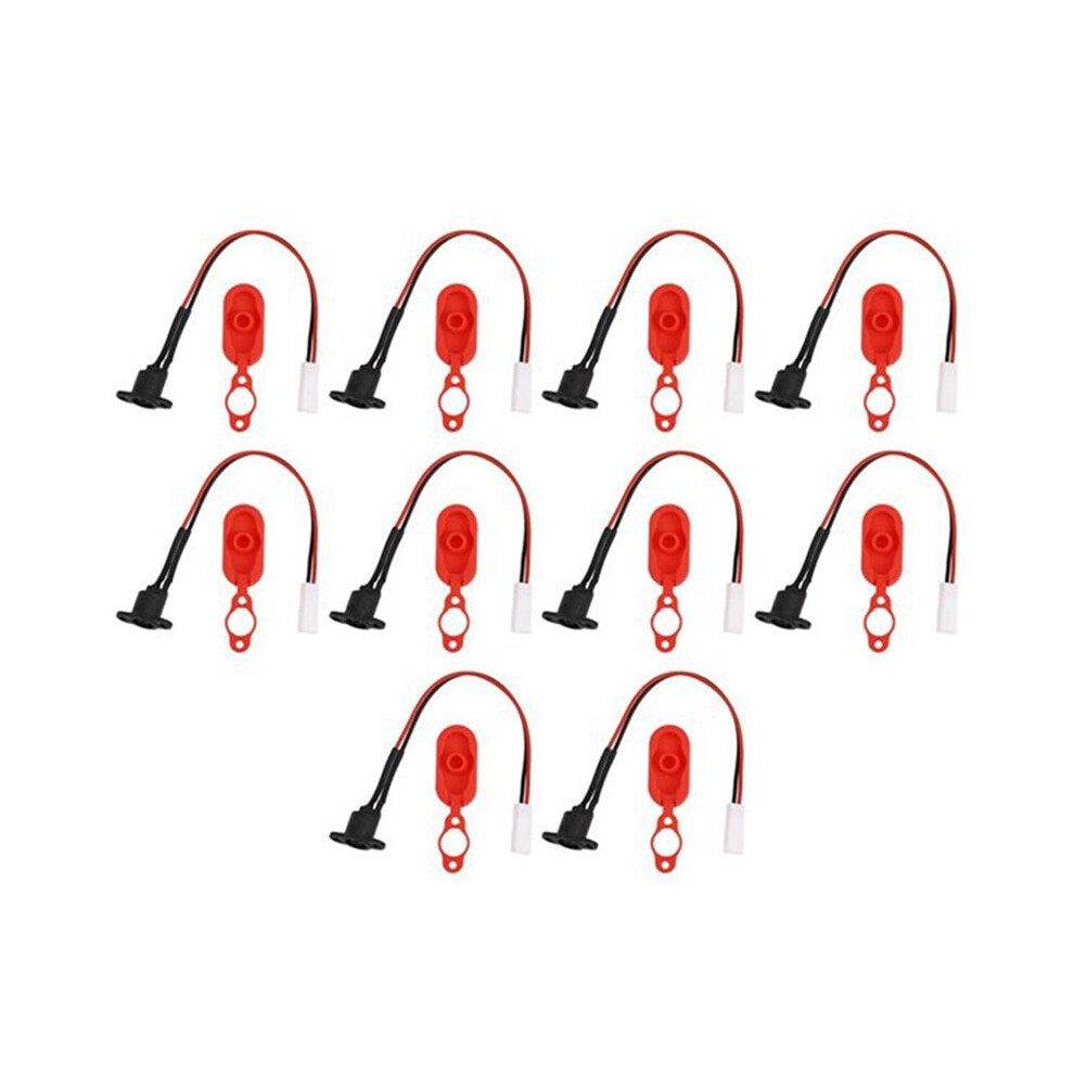 10Pcs For Mijia M365 Electric Scooter Charging Hole Cover With Charging Cable Charging Port Waterproof Cover 4711358850761