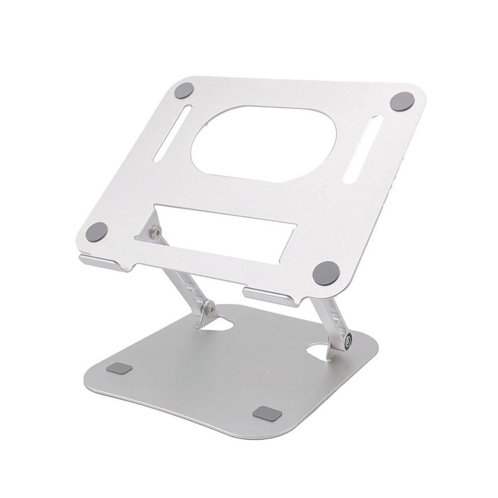 Adjustable Aluminum Alloy Stand For Tablets & Laptops To 17 Inches, Portable Folding Cooling Support Silver 6032755282572