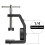 Universal 1/4 Multi Angle Adjustable Table Screen Desktop Partition Installation Adapter Bracket Fixer C-Shaped Clamp 4
