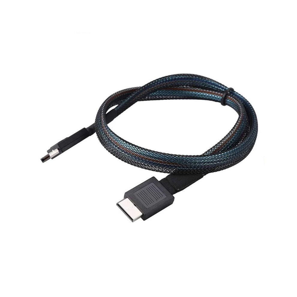 Pcie4.0 Sas Cable 24Gbps Oculink Data Extension Cable Sff-8611 To Sff-8611 Server Data Transfer (1M) 4711895132139