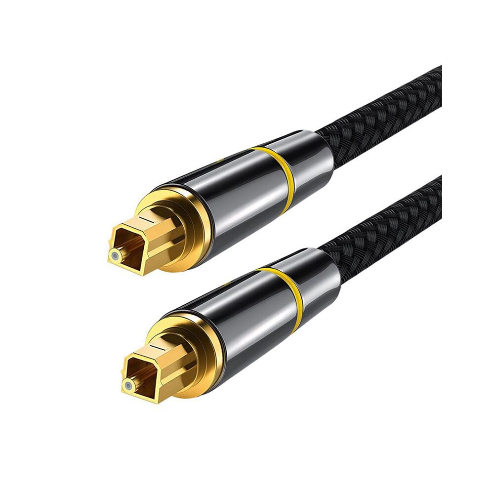 Digital Optical Audio Cable 2M Output Cable Amplifier Speaker 5.1 Channel Optical Fiber Connection Cable Nylon Braided 6031949383507