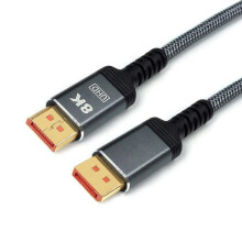 Cabo Ultra HD Multifuncional HDTV 8K-Compatível 2.1 48Gbps para TV e Monitor de Computador 1.5M Fácil de Usar