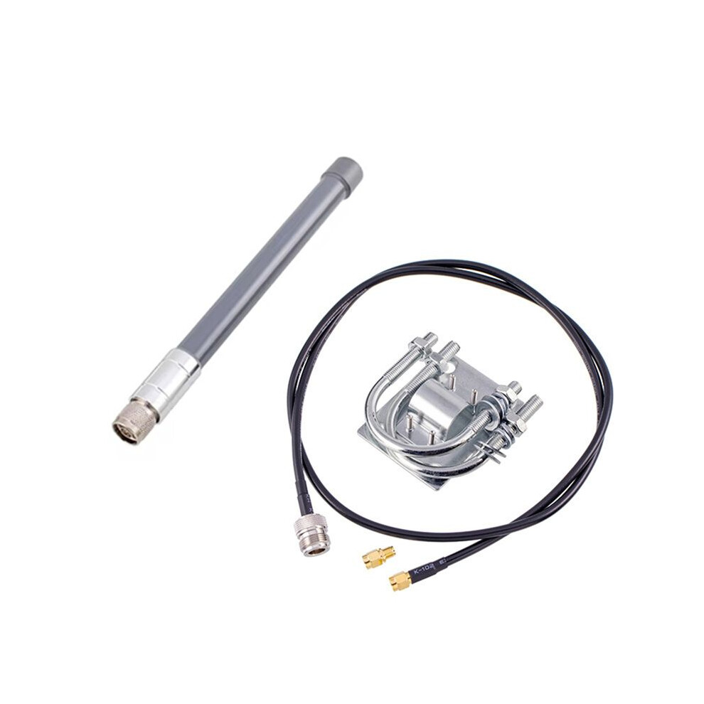 915Mhz Fiberglass Antenna Outdoor Lora Omni Antenna Helium For Miner Hotspot Antenna Lorawan Grey 6034087644165